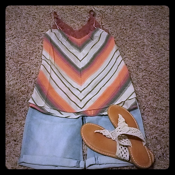 🌞 Beach 🏖 Day 😎 Boho Spaghetti Strap Top - Picture 2 of 2